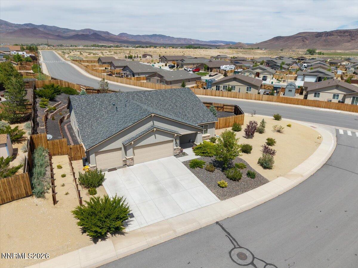 104 Bethpage Road Dayton, NV 89403 - Photo 48 of 65 an aerial view of a house with a yard