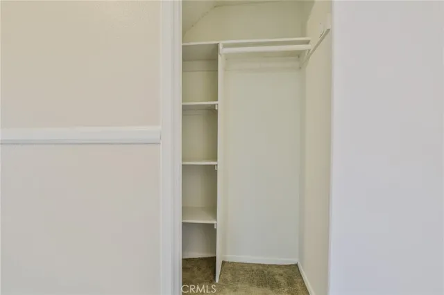 a view of closet area