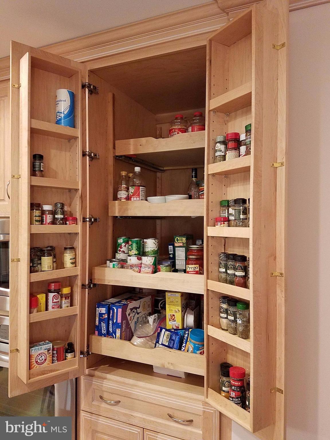 4847 Cap Stine Road Frederick, MD 21703 - Photo 14 of 25 Great Pantry with pull out shelves