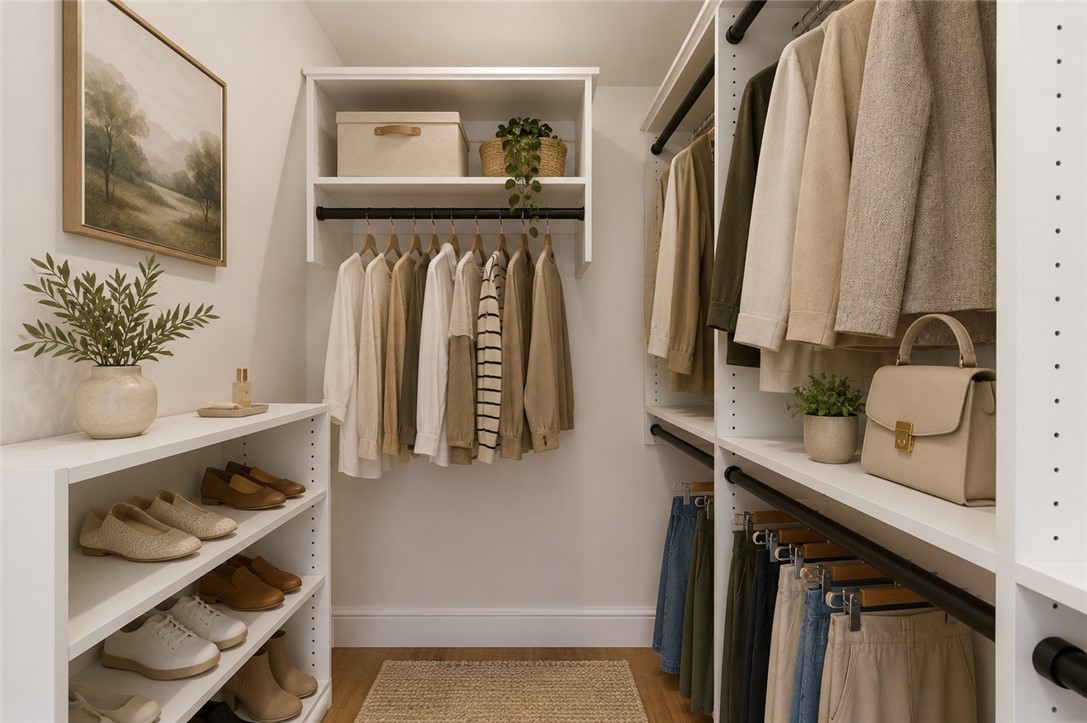 6 Sharon Court Newport, RI 02840 - Photo 41 of 49 Third floor en suite with harbor views walk in closet. Digitally staged