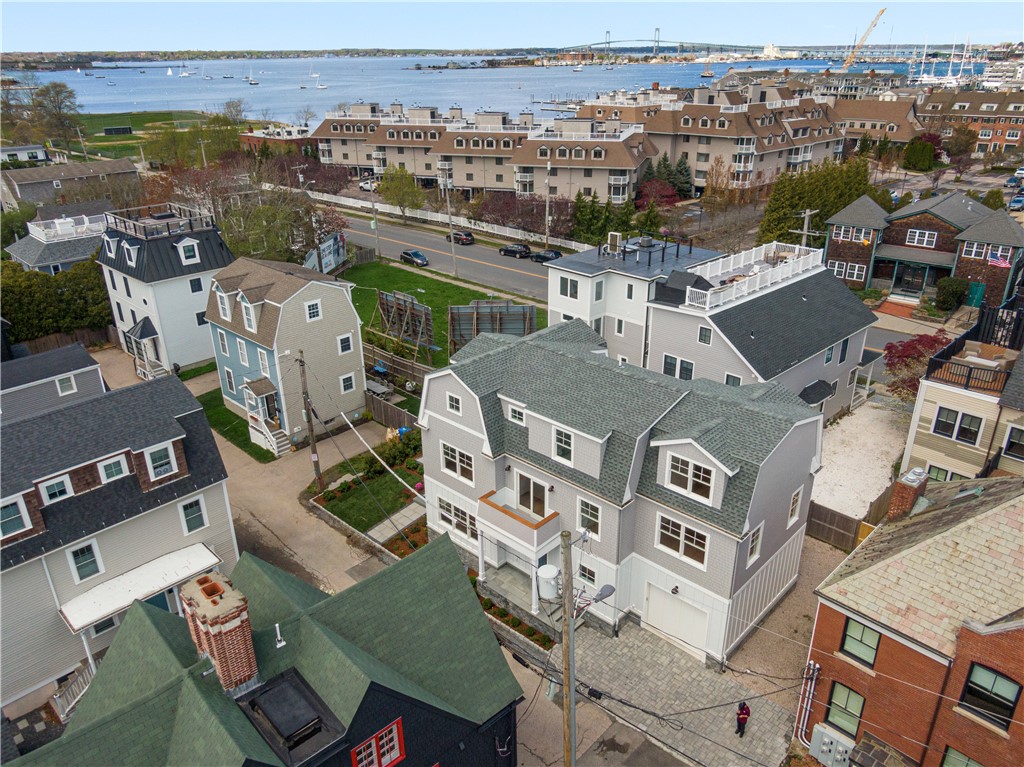 6 Sharon Court Newport, RI 02840 - Photo 47 of 49 Drone view. One block from harbor