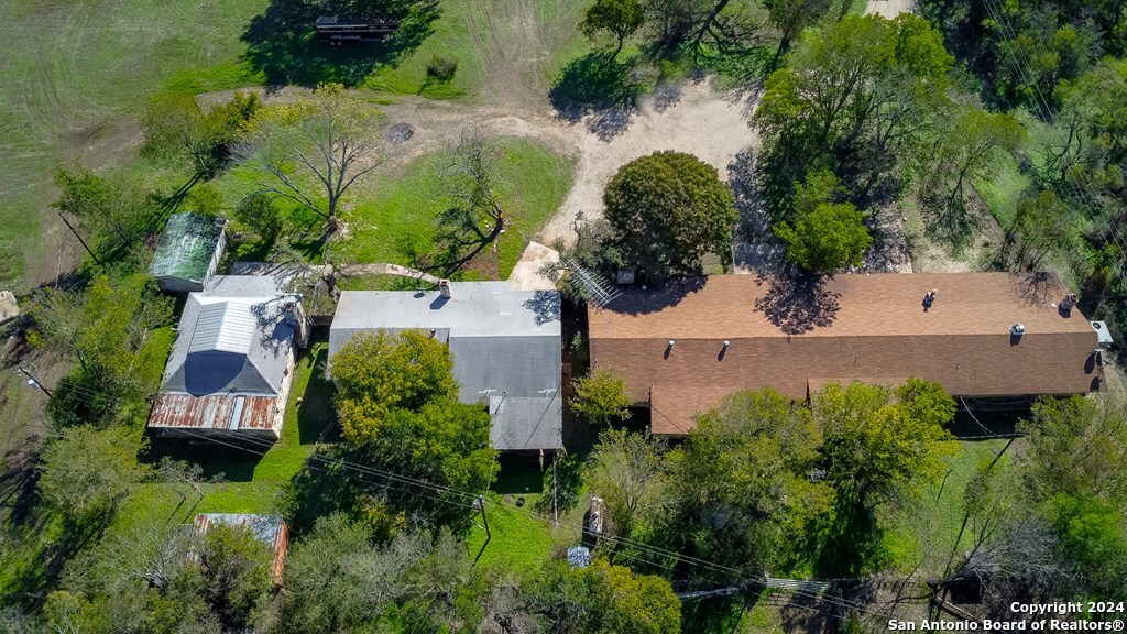 6268 Highway 27 Center Point, TX 78010 - Photo 36 of 39 an aerial view of multiple houses with yard