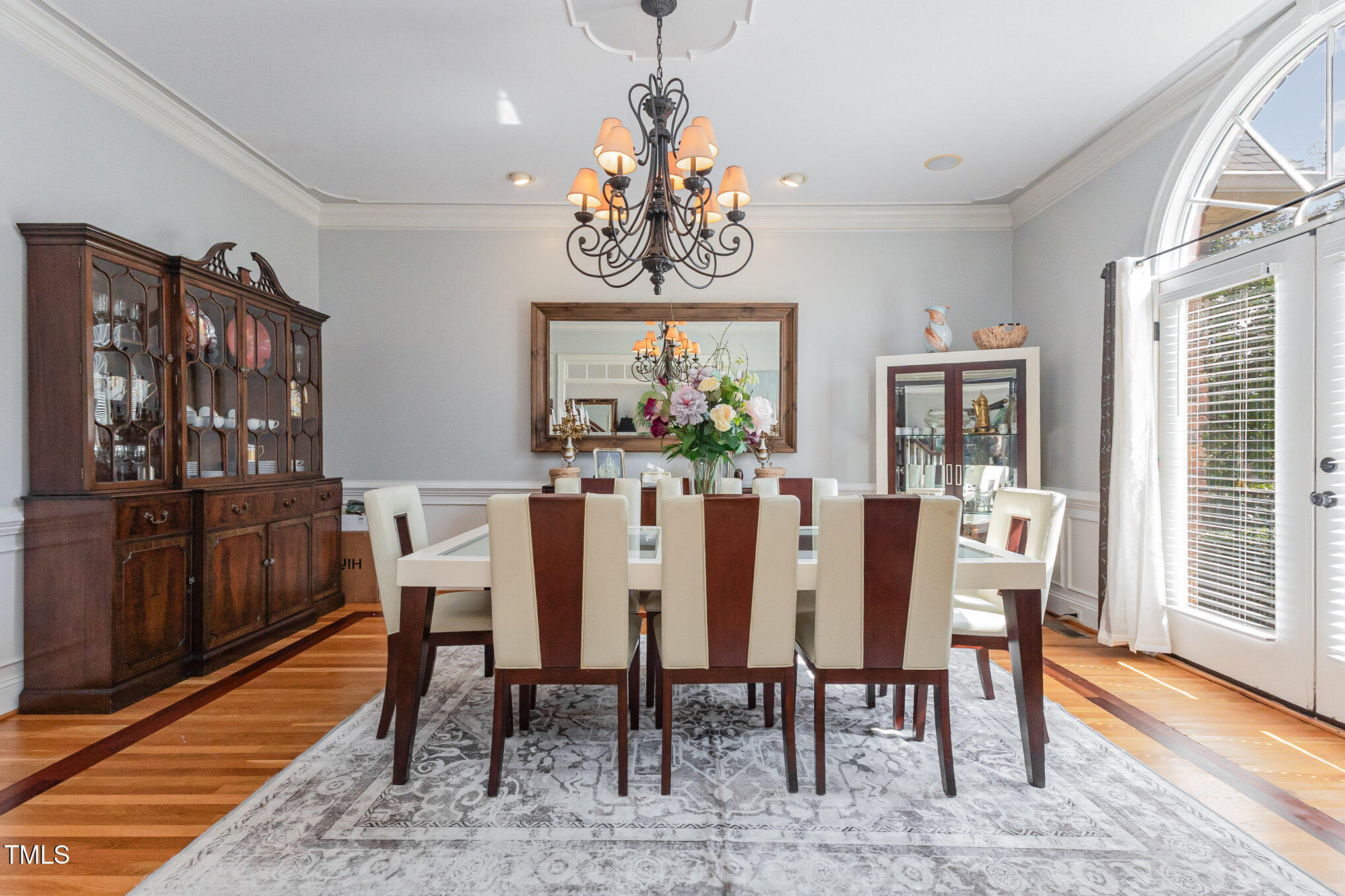 12617 Richmond Run Drive Raleigh, NC 27614 - Photo 6 of 77 a view of a dining room with furniture window and wooden floor