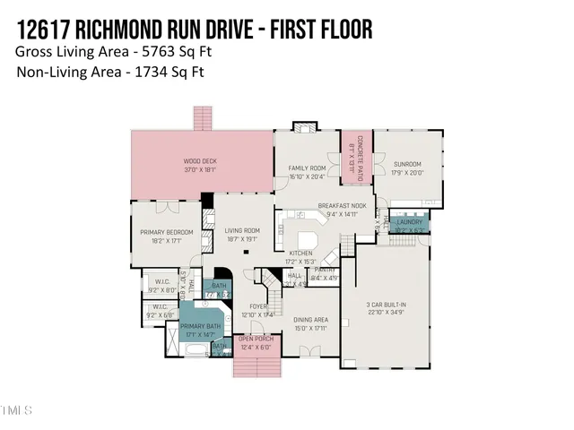 $1,499,900 | 12617 Richmond Run Drive, Raleigh, NC 27614