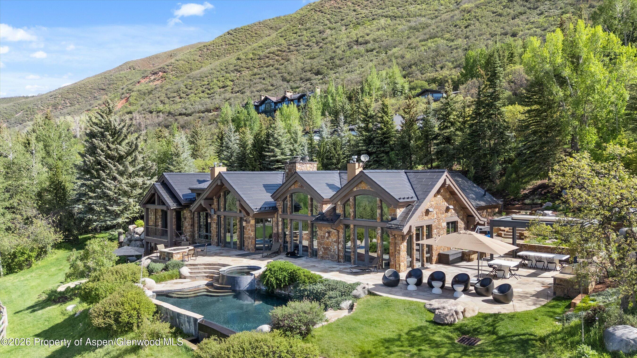 1682 Red Mountain Road Aspen, CO 81612 - Photo 2 of 42 Exterior with Patio
