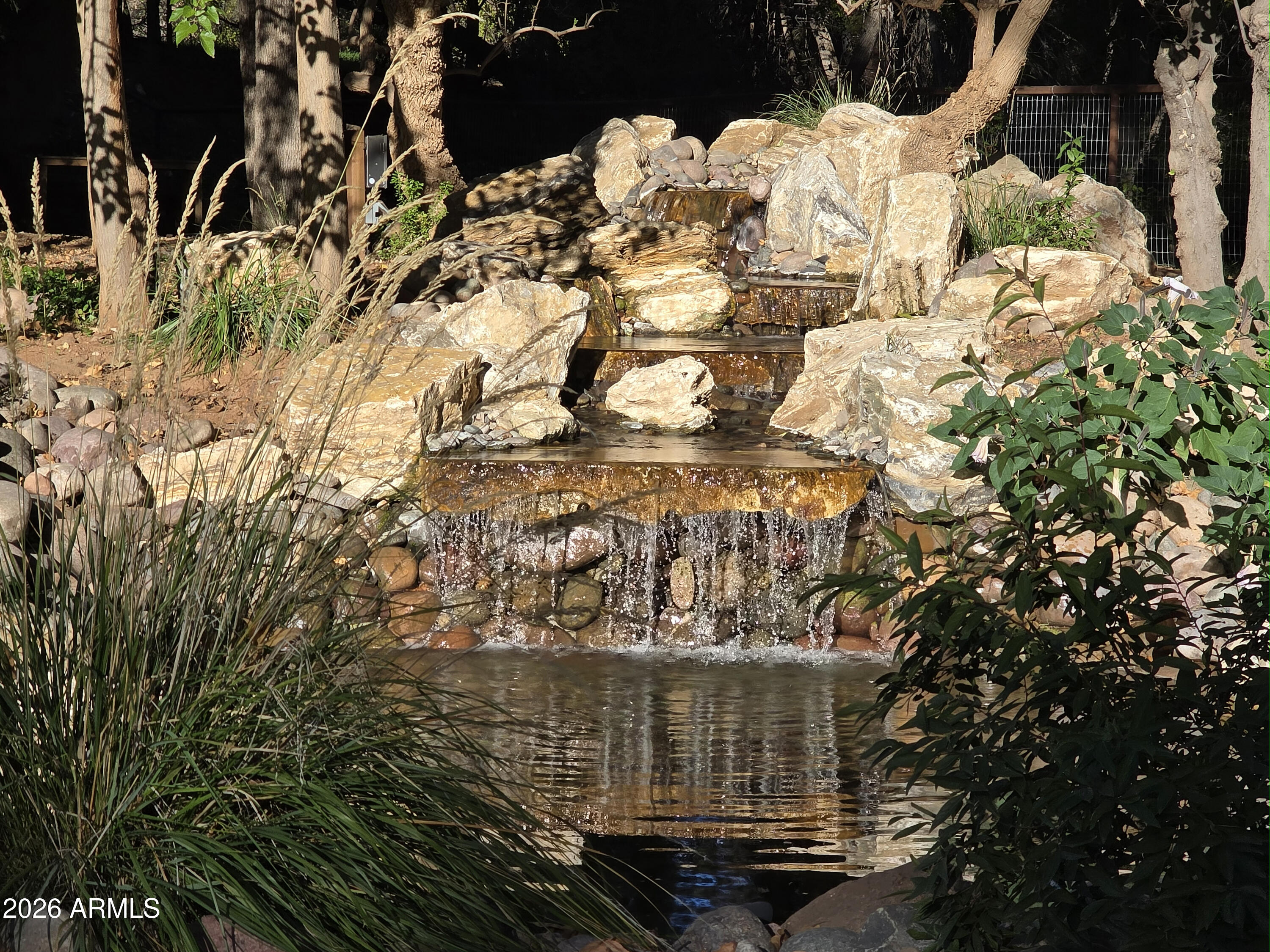 1225 East Willow Point Road Cornville, AZ 86325 - Photo 115 of 126 Pond_waterfall