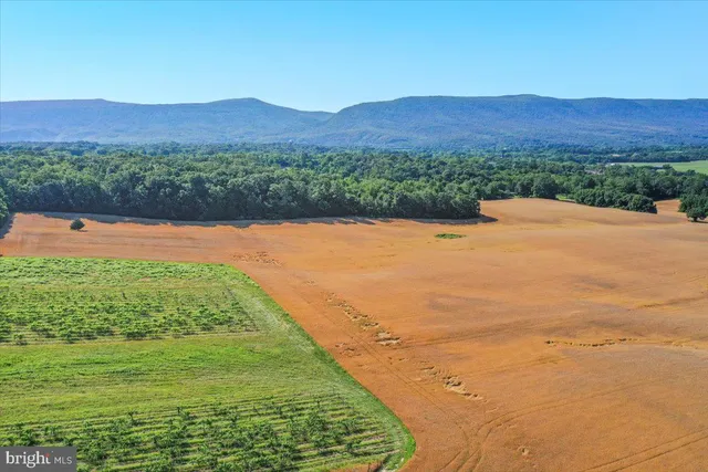a view of an outdoor space and mountain view