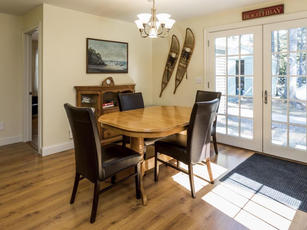 3 Valley Road Boothbay, ME 04537 - Photo 11 of 22 The dining room is open to kitchen...