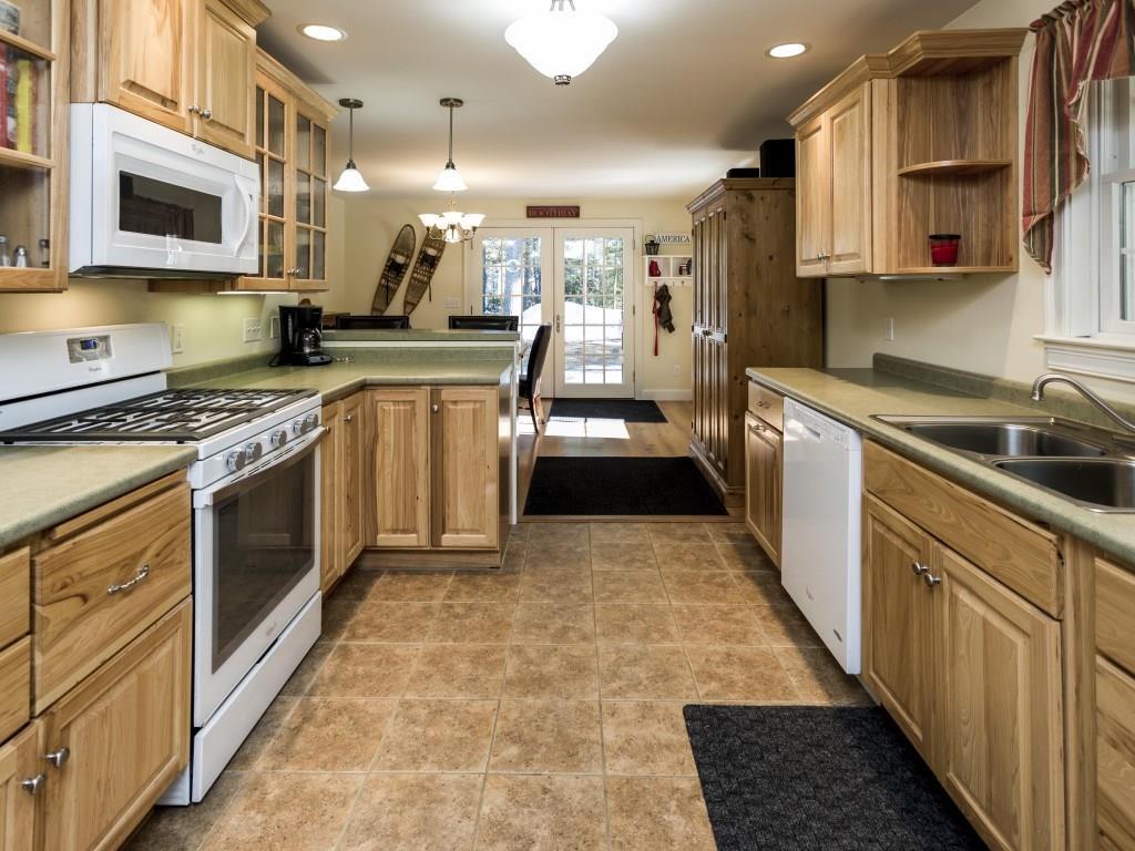 3 Valley Road Boothbay, ME 04537 - Photo 7 of 22 The eat-in kitchen with wood...