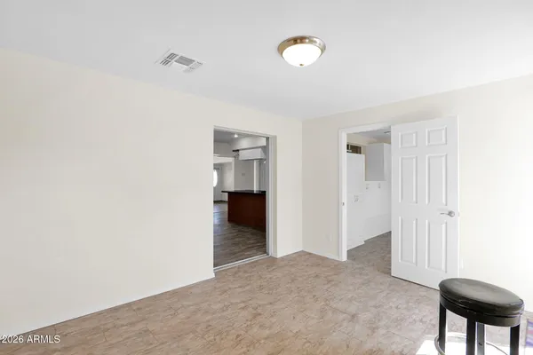 a view of an empty room