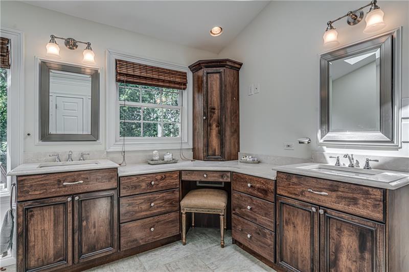 1460 Hollow Tree Drive Pittsburgh, PA 15241 - Photo 14 of 25 Master bath with double sinks and spacious vanity.