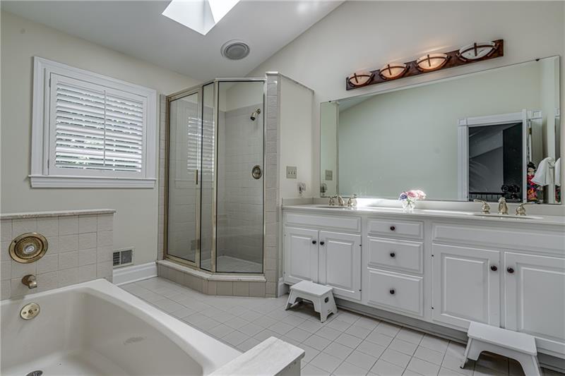 1460 Hollow Tree Drive Pittsburgh, PA 15241 - Photo 19 of 25 Large second floor bathroom with double sinks.