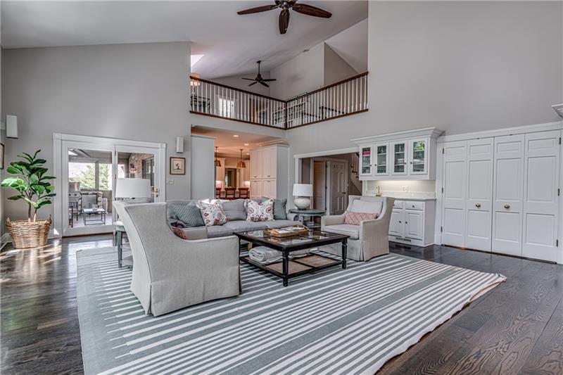 1460 Hollow Tree Drive Pittsburgh, PA 15241 - Photo 3 of 25 Another view of this spacious family room. Screened porch and the kitchen are adjacent. The double doors to the right open to the living room.