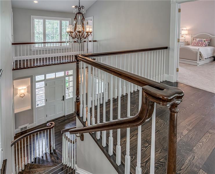1460 Hollow Tree Drive Pittsburgh, PA 15241 - Photo 9 of 25 Two story entryway with hardwood flooring throughout the first floor.