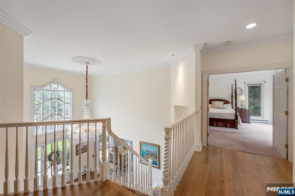 4 Hetzel Drive Mahwah, NJ 07430 - Photo 16 of 29 a view of a hallway view with staircase