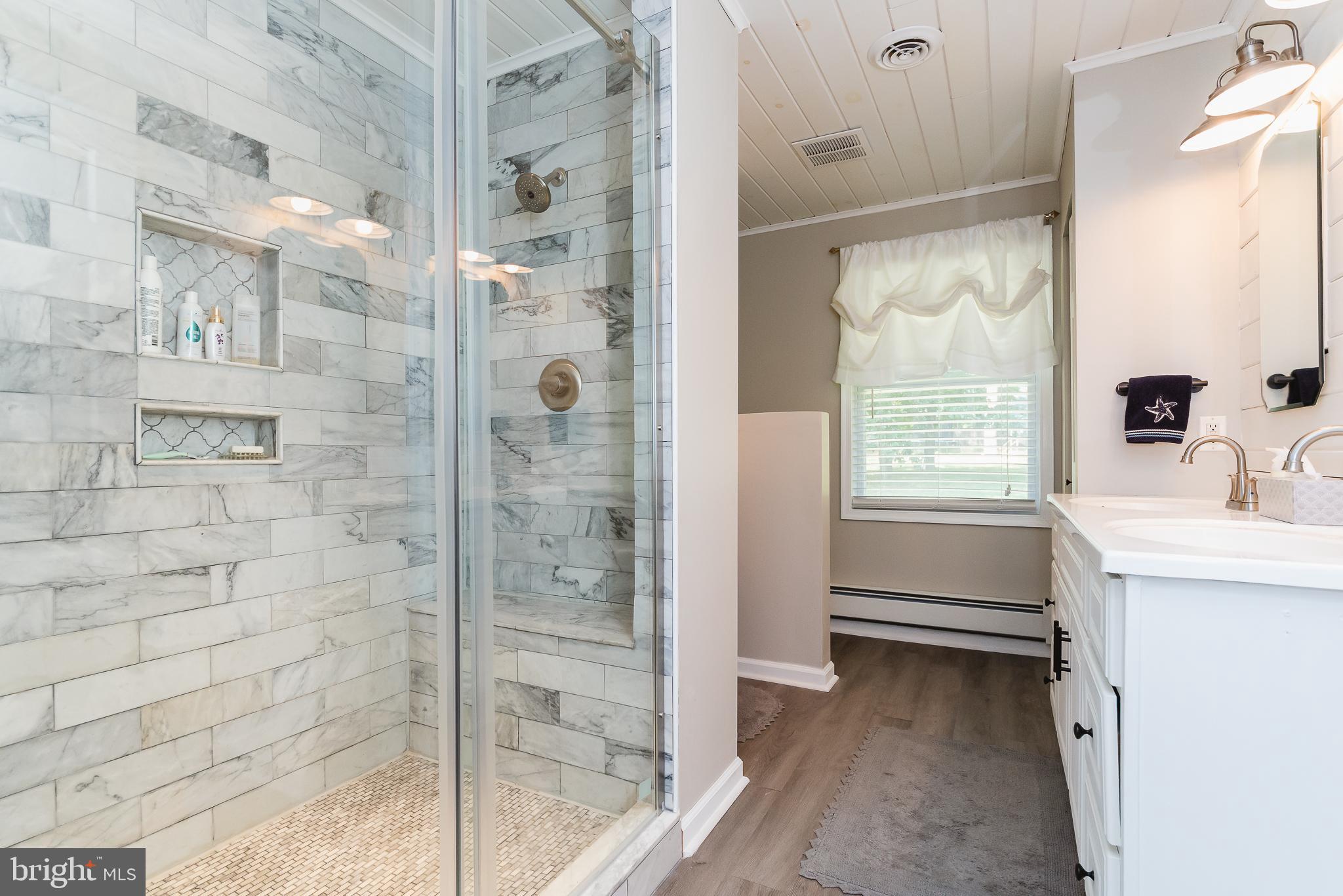 2 Constitution Road Pylesville, MD 21132 - Photo 34 of 77 Double shower w/ full tile surround