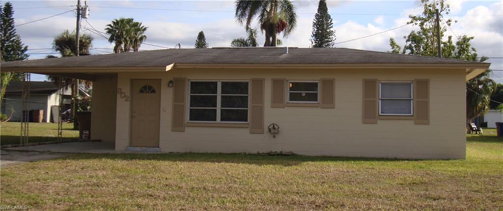 a view of a house with a outdoor space