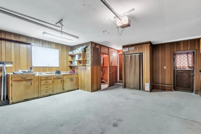 an aerial view of houses with outdoor space