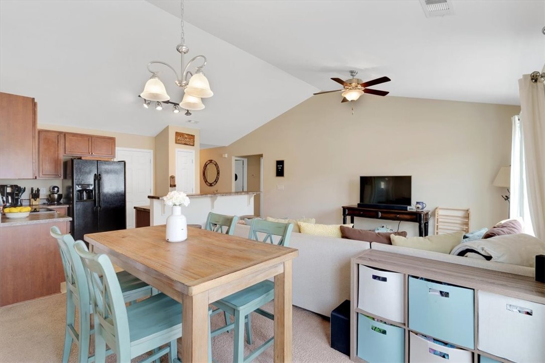 180 Crooked Cedar Way Pendleton, SC 29670 - Photo 4 of 26 Dining Area Flows to Living Room and Kitchen