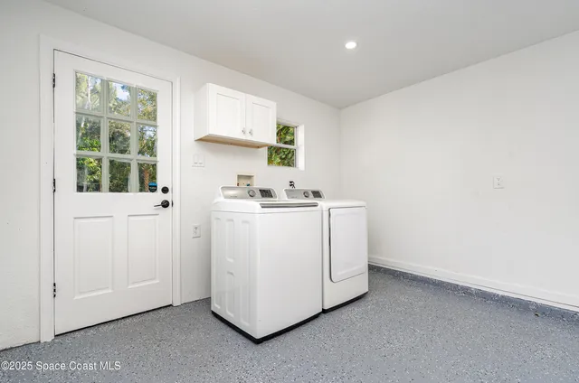 a room with storage and utility