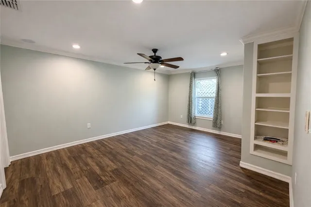 a view of a swimming pool with an ocean view
