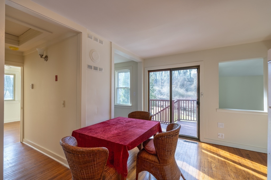 7 Depot Road Williamsburg, MA 01039 - Photo 11 of 29 a dining room with furniture and wooden floor