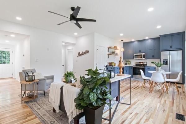 430 Maple Street Madison, TN 37115 - Photo 15 of 16 Open concept floor plan with light hardwood floors (no LVP here!) and new windows make the space light and bright.