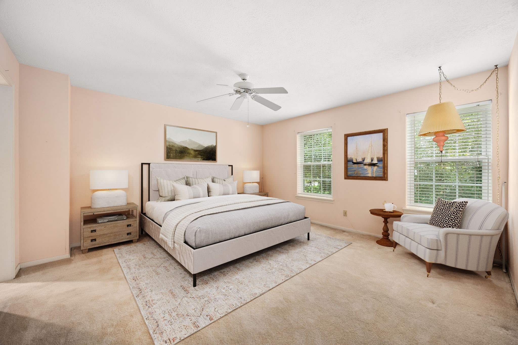 6623 Ampton Drive Spring, TX 77379 - Photo 28 of 45 Virtually staged bedroom two.