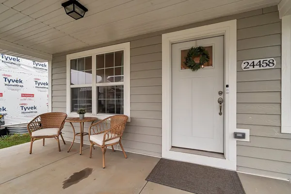 a outdoor space with patio