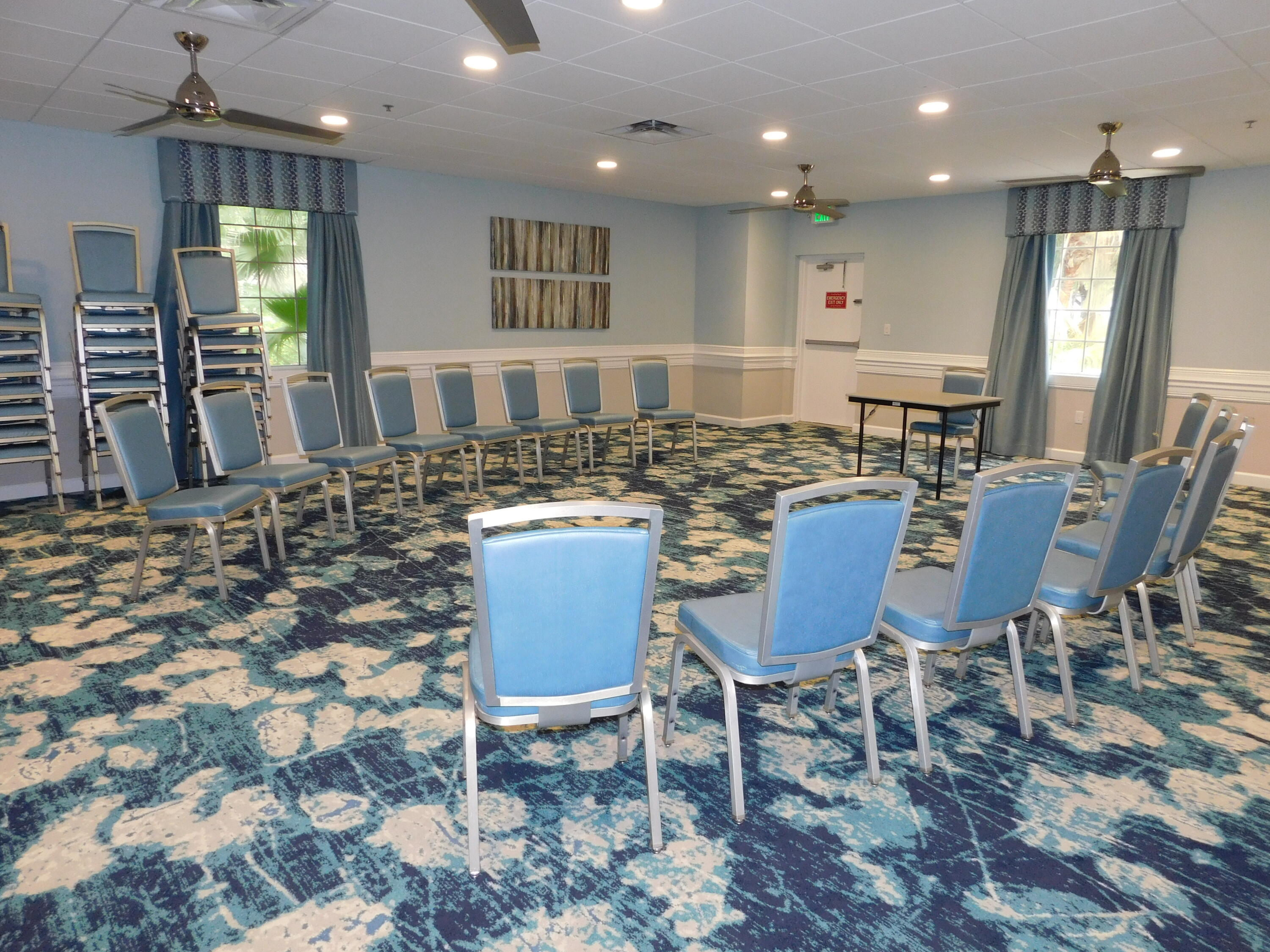 5235 Europa Drive, Unit E Boynton Beach, FL 33437 - Photo 55 of 57 a view of a dining room with furniture