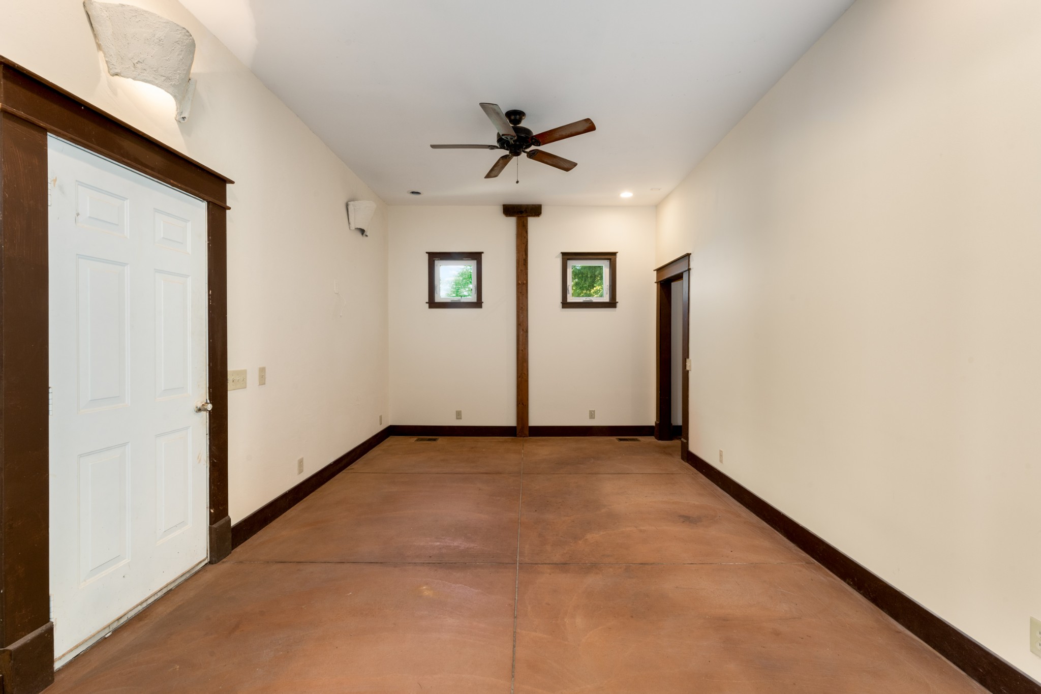 278 Captain Point Silver Point, TN 38582 - Photo 20 of 41 an empty room with window and ceiling fan