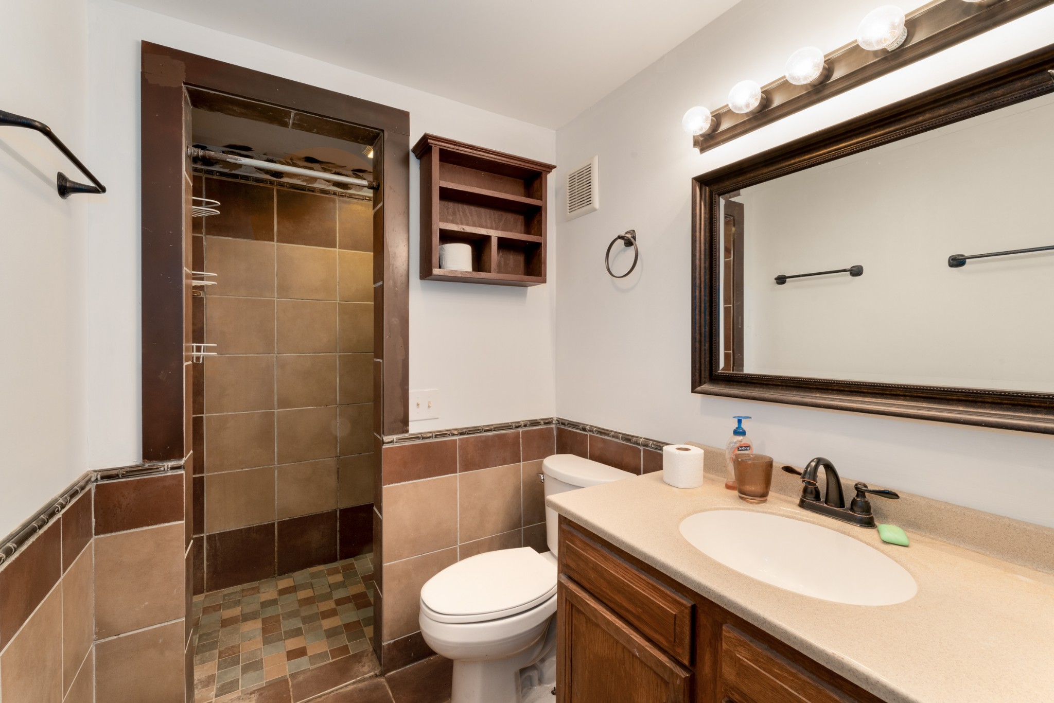 278 Captain Point Silver Point, TN 38582 - Photo 23 of 41 a bathroom with a sink a toilet and shower