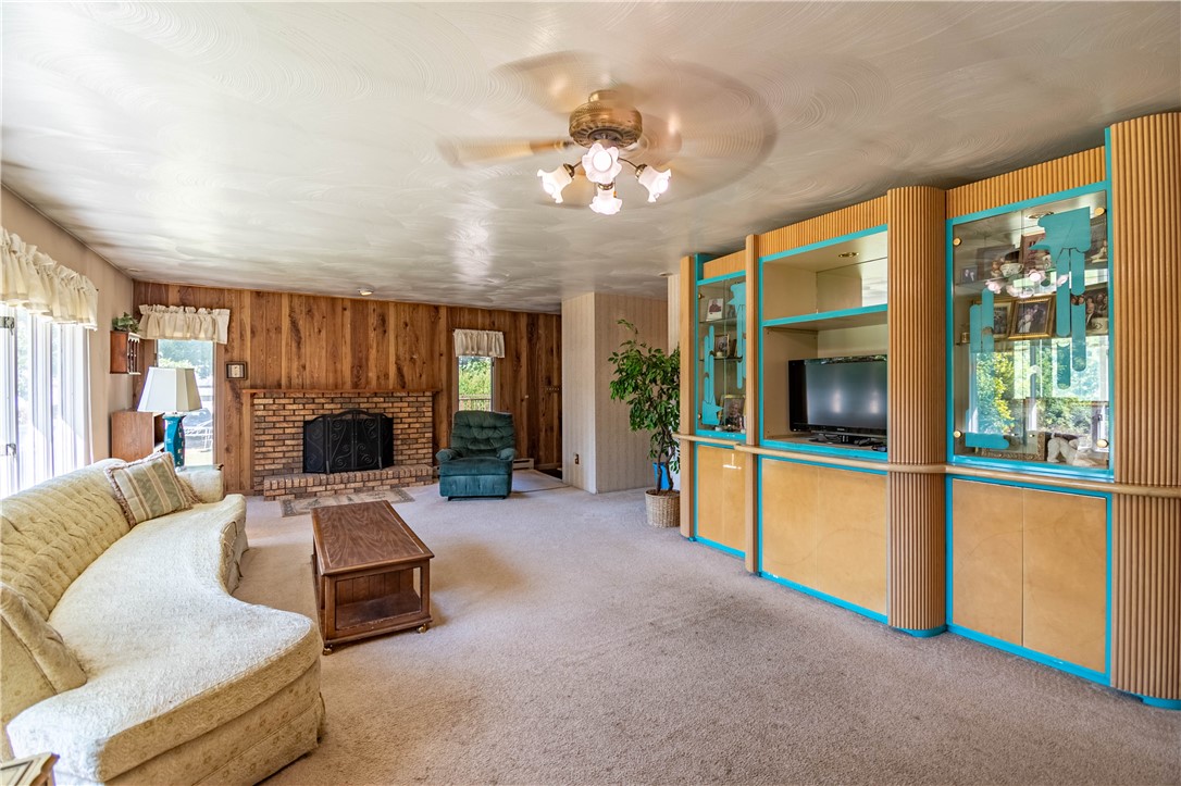 3335 Nevada Road Decatur, IL 62522 - Photo 14 of 46 Woodburning Fireplace in Family Room