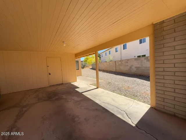 a view of a big yard