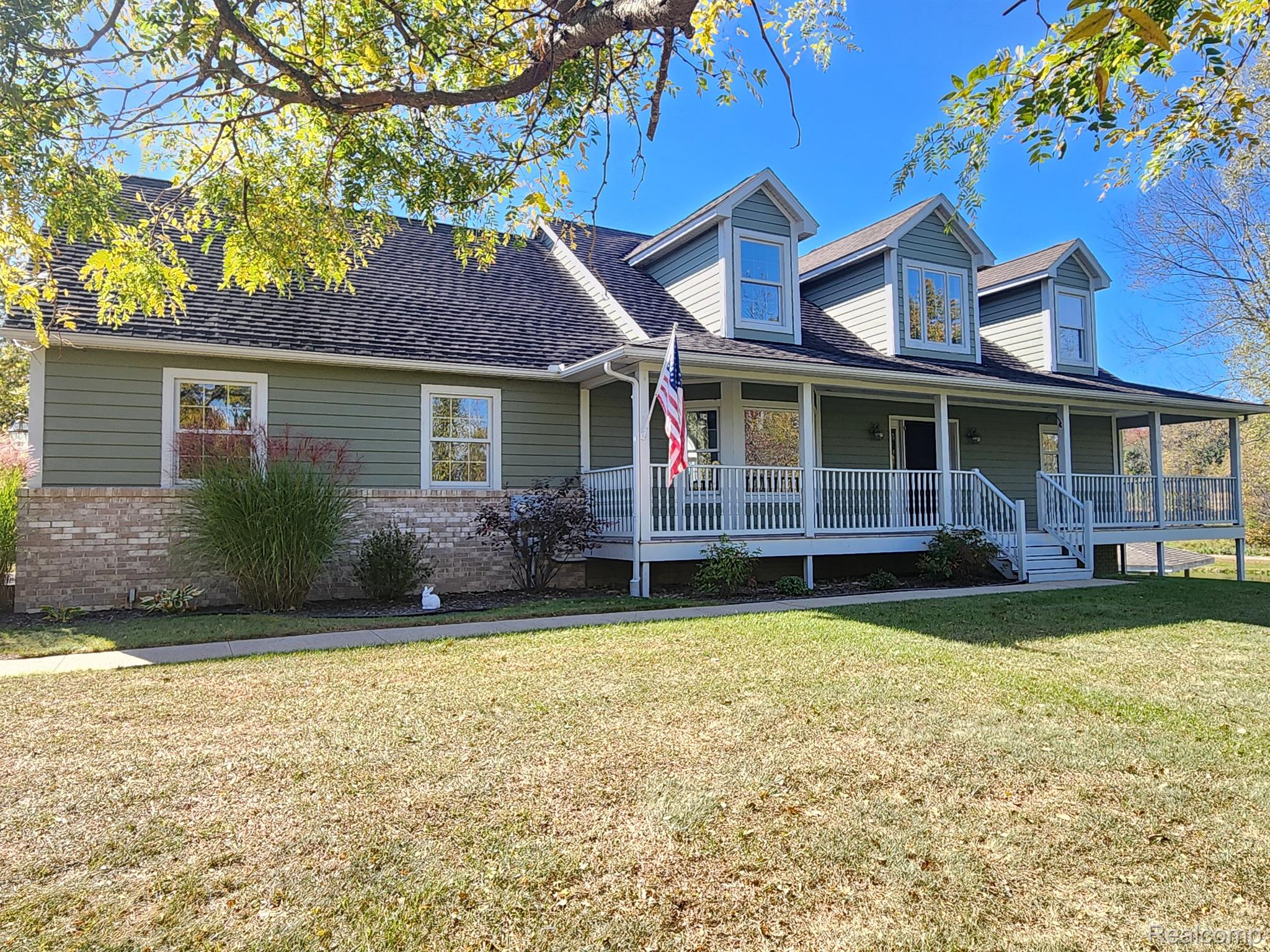 1900 East Marr Road Howell, MI 48855 - Photo 1 of 48 Front facade- front porch of full front of home