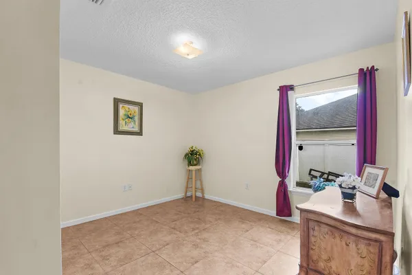 a very nice looking room with a large window