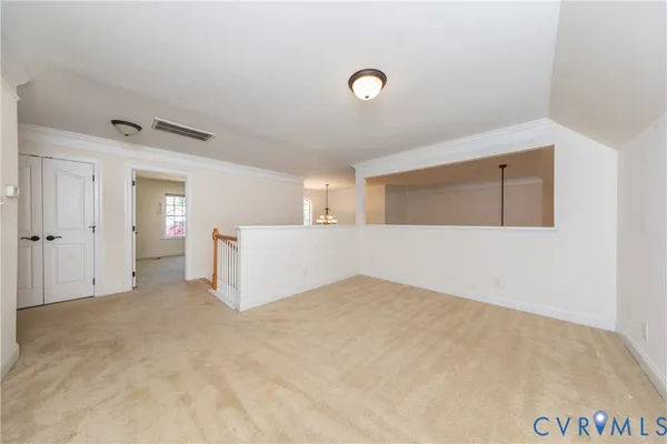 a view of an empty room