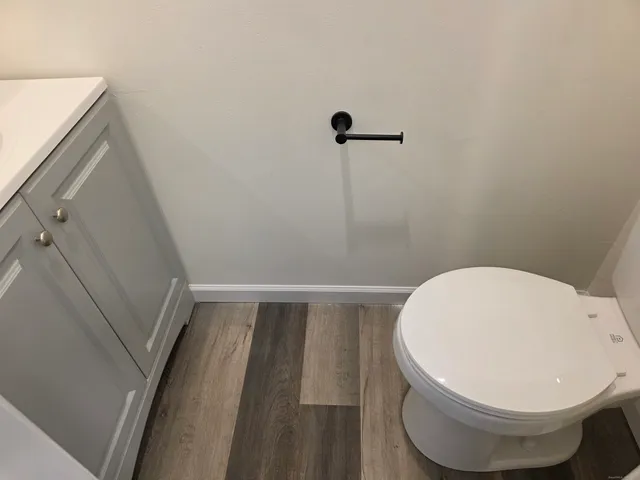 a bathroom with a sink and toilet