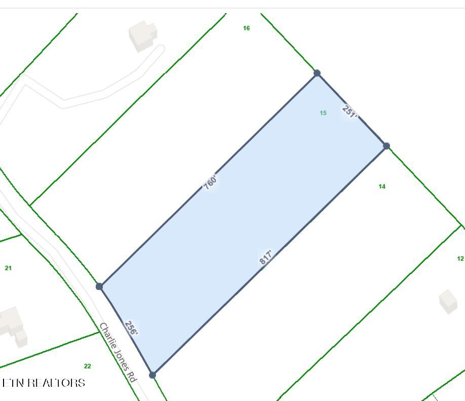 144 Charlie Jones Road Deer Lodge, TN 37726 - Photo 12 of 15 144 Charlie Jones Plat Measurements