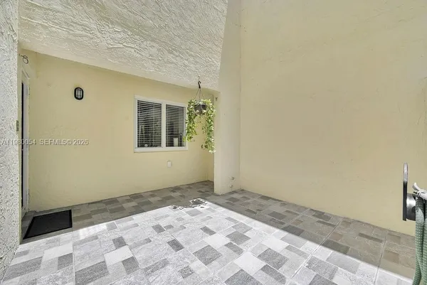 a view of a backyard of a house