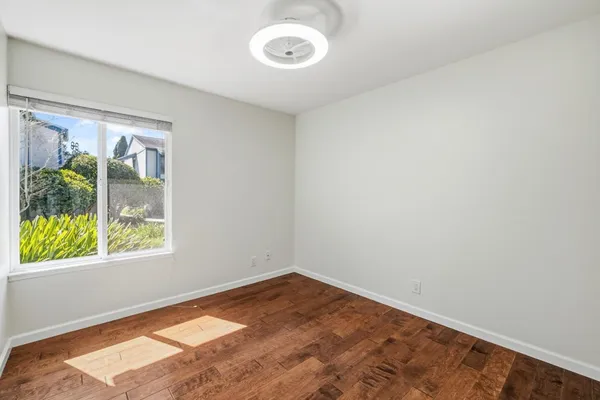 wooden floor in an empty room