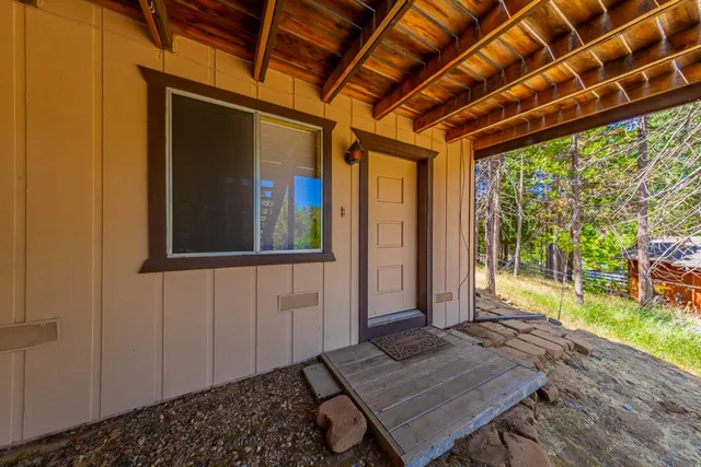 a view of outdoor space with seating area