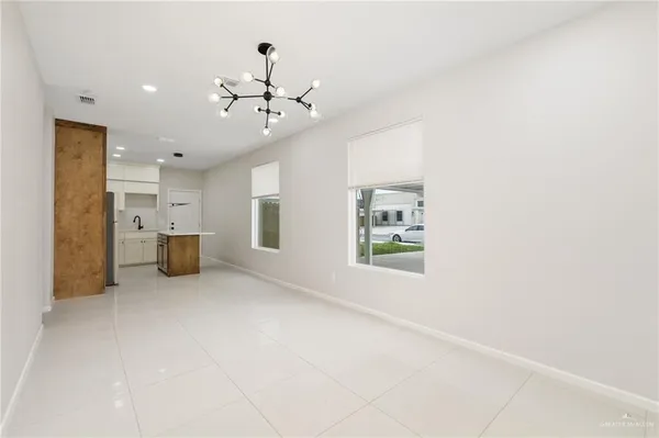 a view of a livingroom with a furniture