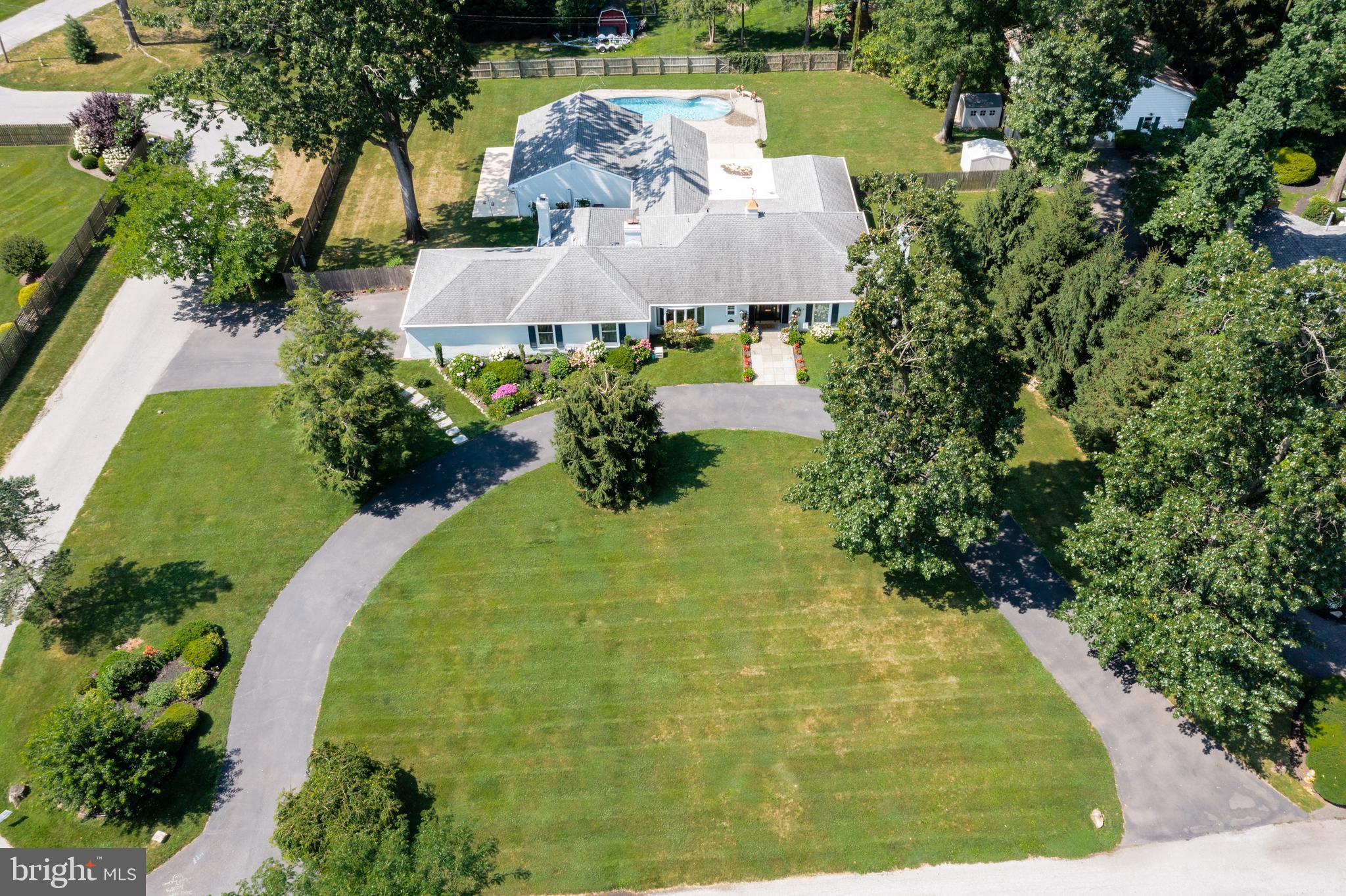 1205 Golf Road Cinnaminson, NJ 08077 - Photo 2 of 5 an aerial view of a house with outdoor space and lake view