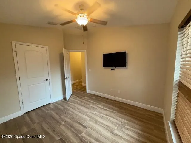 a view of a livingroom with a flat screen tv