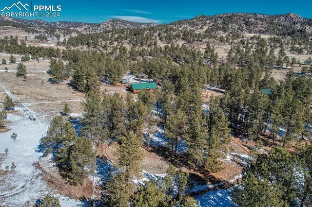 a view of city and mountain