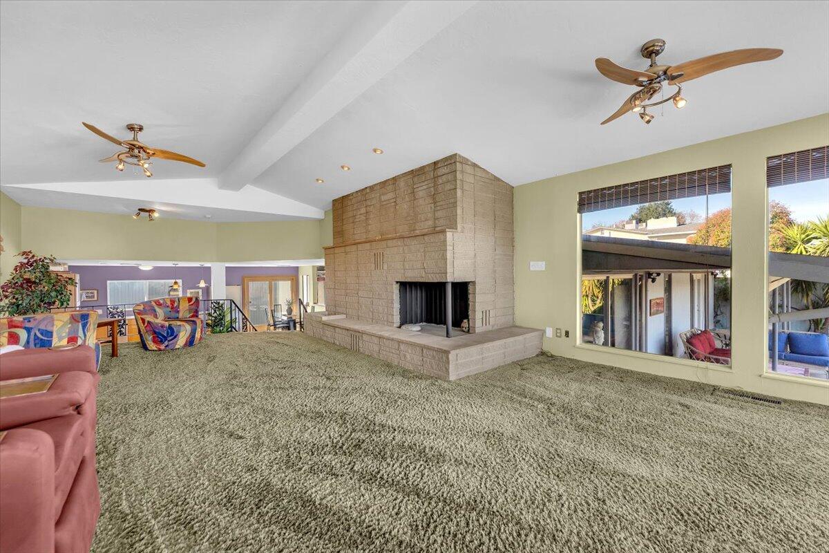 846 Rio Street Red Bluff, CA 96080 - Photo 15 of 73 a view of a livingroom with furniture and a ceiling fan