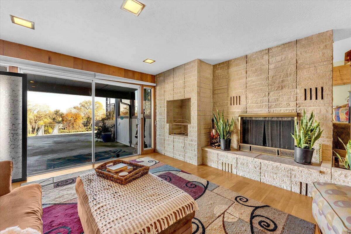 846 Rio Street Red Bluff, CA 96080 - Photo 21 of 73 a bedroom with furniture and a large window