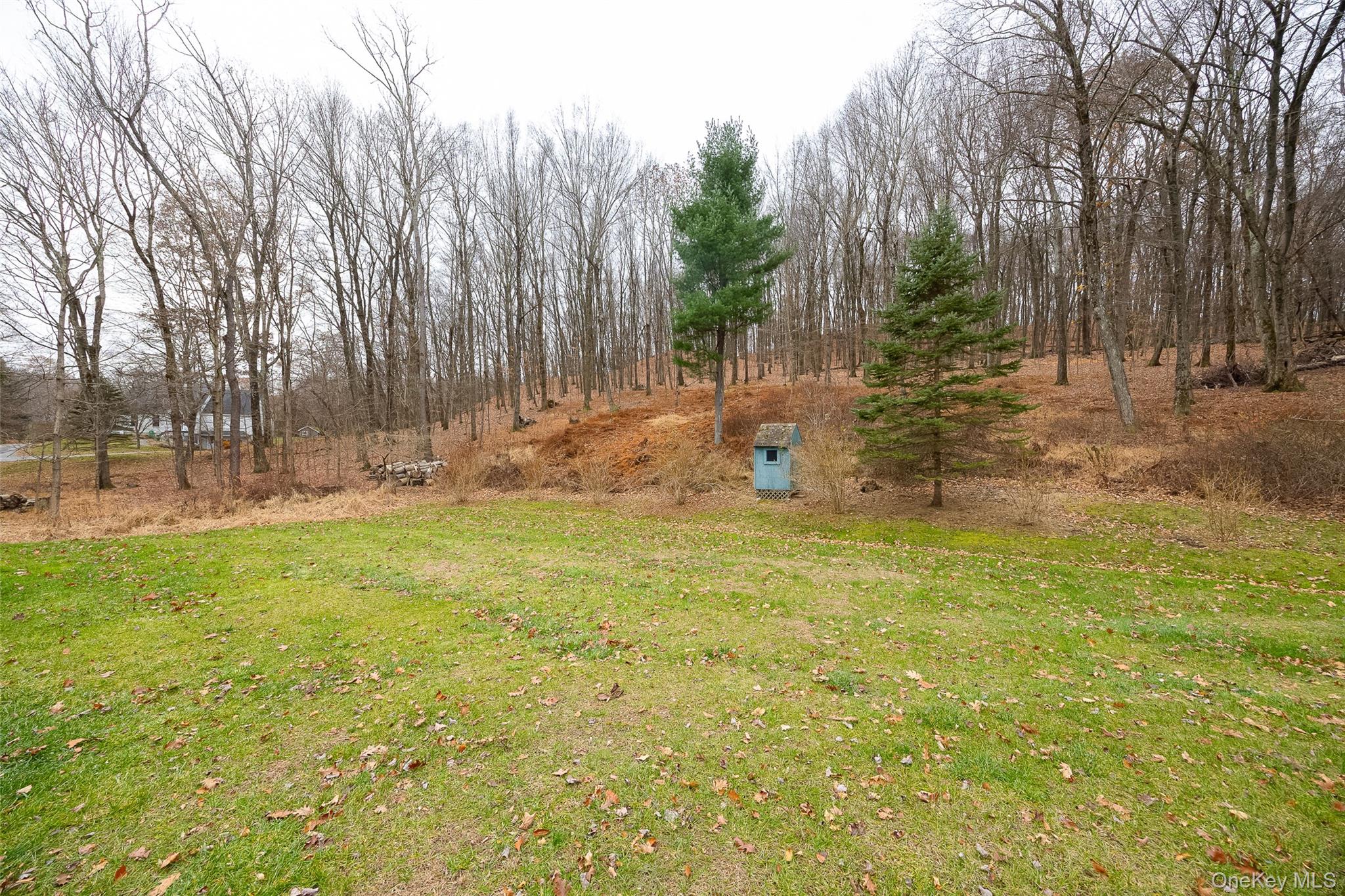 26 St Paul Road Red Hook, NY 12571 - Photo 31 of 35 a backyard of a house with lots of green space and fountain
