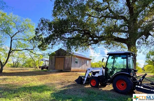 a car parked in front of a house
